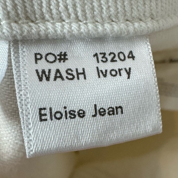 Reformation Jeans Women's Eloise Size 29 Ivory High Rise Wide Leg Jean READ - Picture 10 of 16